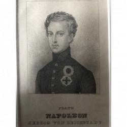 Franz Napoleon, Herzog von Reichstadt - Stahlstich, 1850