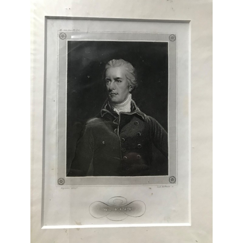 W. Pitt - Stahlstich, 1850