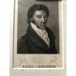 Carl v. Rotteck - Stahlstich, 1850
