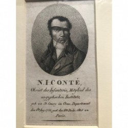 N. I. Conté - Kupferstich, 1800