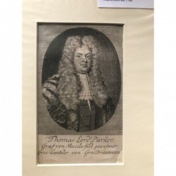 Thomas Lord Parker - Kupferstich, 1780