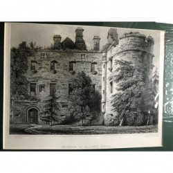 Balveny Castle - Stahlstich, 1850