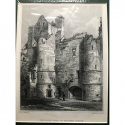 Balveny Castle - Stahlstich, 1850