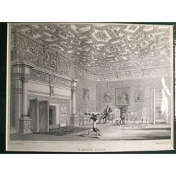 Wintoun House, King Charles's room - Stahlstich, 1850