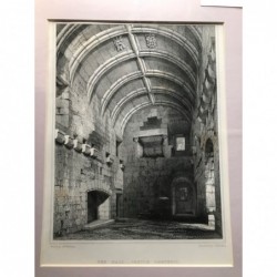 The Hall, Castle Campbell - Stahlstich, 1850