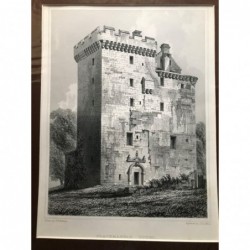 Clackmannan Tower - Stahlstich, 1850