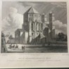 Köln, Gesamtansicht: Die St. Gereonskirche in Cöln - Stahlstich, 1847