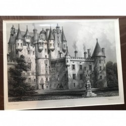 Clammis Castle - Stahlstich, 1850