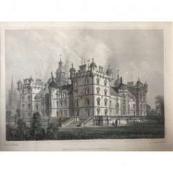 Heriots Hospital Edinburgh - Stahlstich, 1850