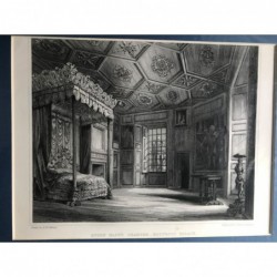 Queen Mary's Chamber in Holyrood House - Stahlstich, 1850