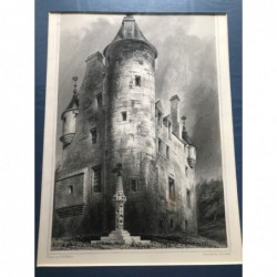 Kelburne House - Stahlstich, 1850