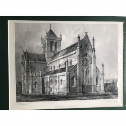 Kirkwall Cathedral S.E. - Stahlstich, 1850