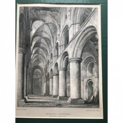 Kirkwall Cathedral, the Nave - Stahlstich, 1850