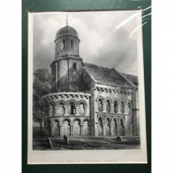 Leuchar's Church, east End of... - Stahlstich, 1850