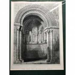 Leuchar's Church: The East End of... - Stahlstich, 1850