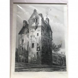 Maybole, Ayrshire - Stahlstich, 1850