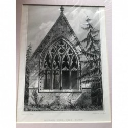 Michael Kirk, near Elgin - Stahlstich, 1850