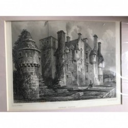 Newark Castle - Stahlstich, 1850