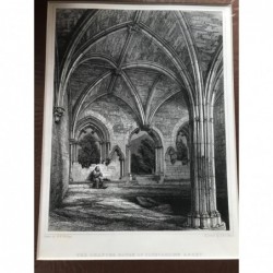 Pluscarden Abbey: The Chapter House - Stahlstich, 1850