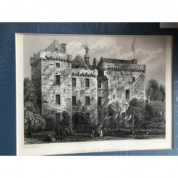 Ruthven Castle - Stahlstich, 1850
