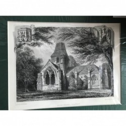 Seton Chapel, S.E. View - Stahlstich, 1850