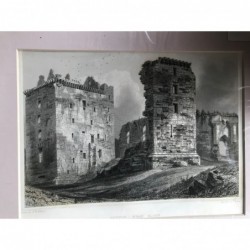 Spynie, near Elgin - Stahlstich, 1850