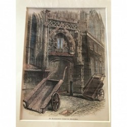 Amsterdam, Teilansicht: An Ecclesiastical Corner - Holzstich, 1878