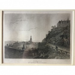 Remagen: Gesamtansicht - Stahlstich, 1832