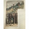 Rom: Ansicht Palatinhügel - Holzstich, 1878