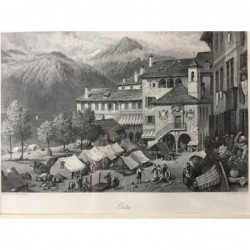 Orta: Teilansicht - Stahlstich, 1878