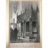 Arundel: Howards Grab - Stahlstich, 1878
