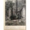 Chur: Kathedrale, Teilansicht - Stahlstich, 1878