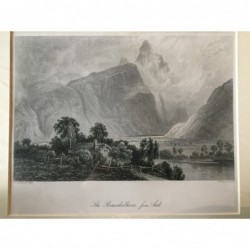 Romsdalhorn: Ansicht - Stahlstich, 1878