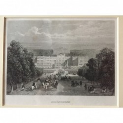 Schönbrunn: Gesamtansicht - Stahlstich, 1850