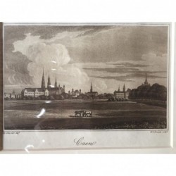 Caen: Teilansicht - Aquatinta, 1803