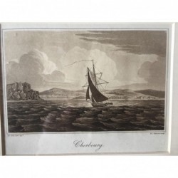Cherbourg: Ansicht - Aquatinta, 1803