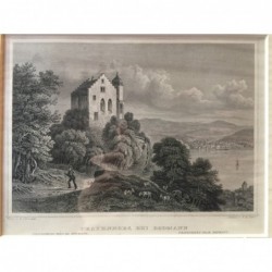 Frauenberg bei Bodmann: Ansicht - Stahlstich, 1850
