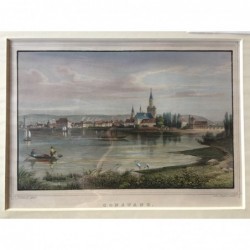 Konstanz: Ansicht - Stahlstich, 1850