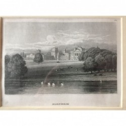 Blenheim: Ansicht - Stahlstich, 1850