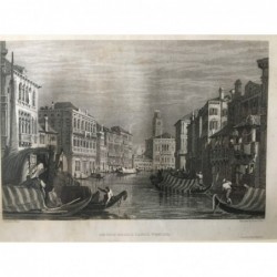 Venedig, Gesamtansicht: On the grand Canal Venice - Stahlstich, 1831