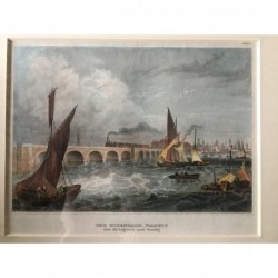 Venedig: Teilansicht - Stahlstich, 1850