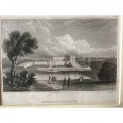 Versailles: Ansicht - Stahlstich, 1850