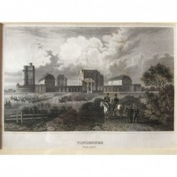 Vincennes: Ansicht - Stahlstich, 1850