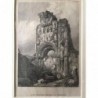 Burgos: Ansicht Prachtbogen - Stahlstich, 1850