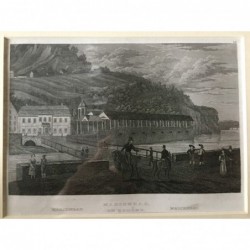 Marienbad: Teilansicht - Stahlstich, 1850