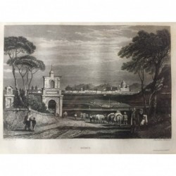 Rom, Gesamtansicht - Stahlstich, 1831