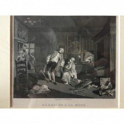 Hogarth: Marriage a la mode - Stahlstich, 1833