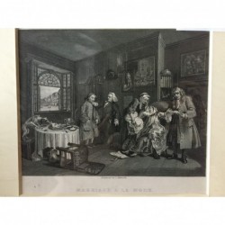 Hogarth: Marriage a la mode - Stahlstich, 1833