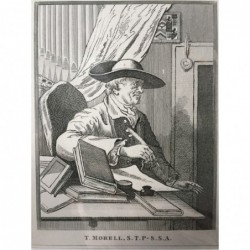 Hogarth: T. Morell, STP- SSA - Stahlstich, 1833