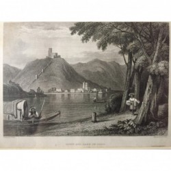 Lugo, Gesamtansicht - Stahlstich, 1831